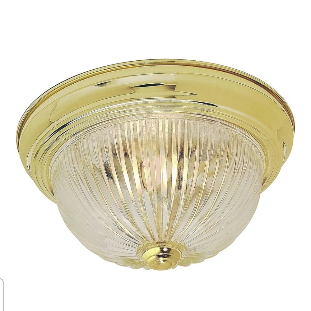 Elegant Gold Flush Mount Ceiling Light